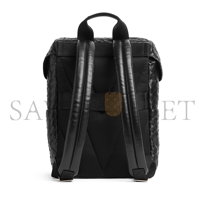 BOTTEGA VENETA INTRECCIATO FLAP BACKPACK 766580V2HL28803 (38*26*15cm)